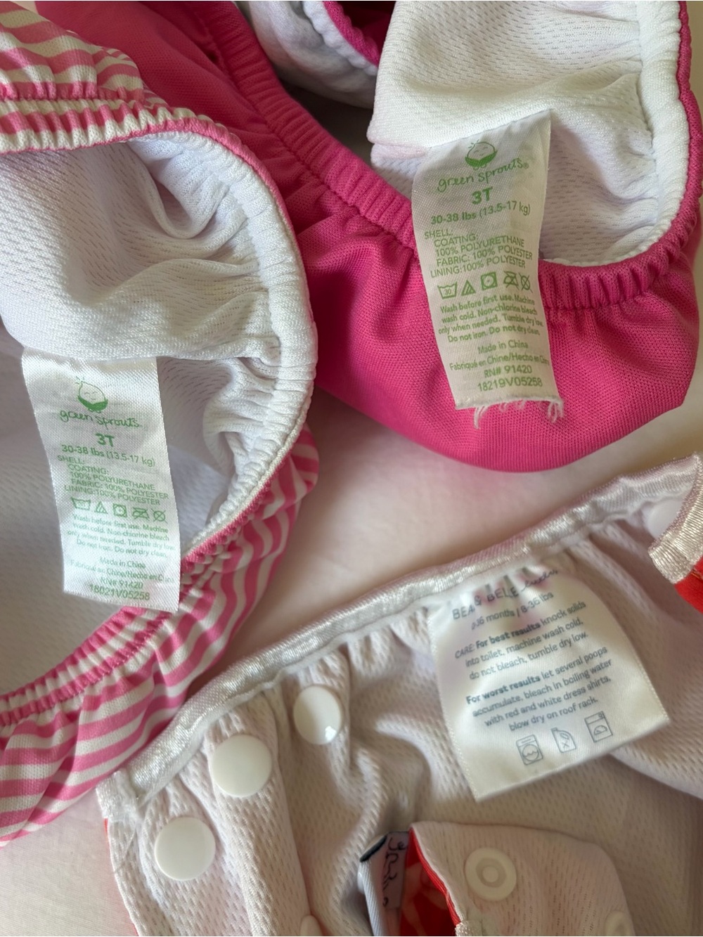 3T swim diapers